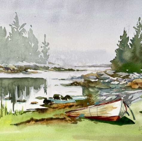 Morning Fog in Maine