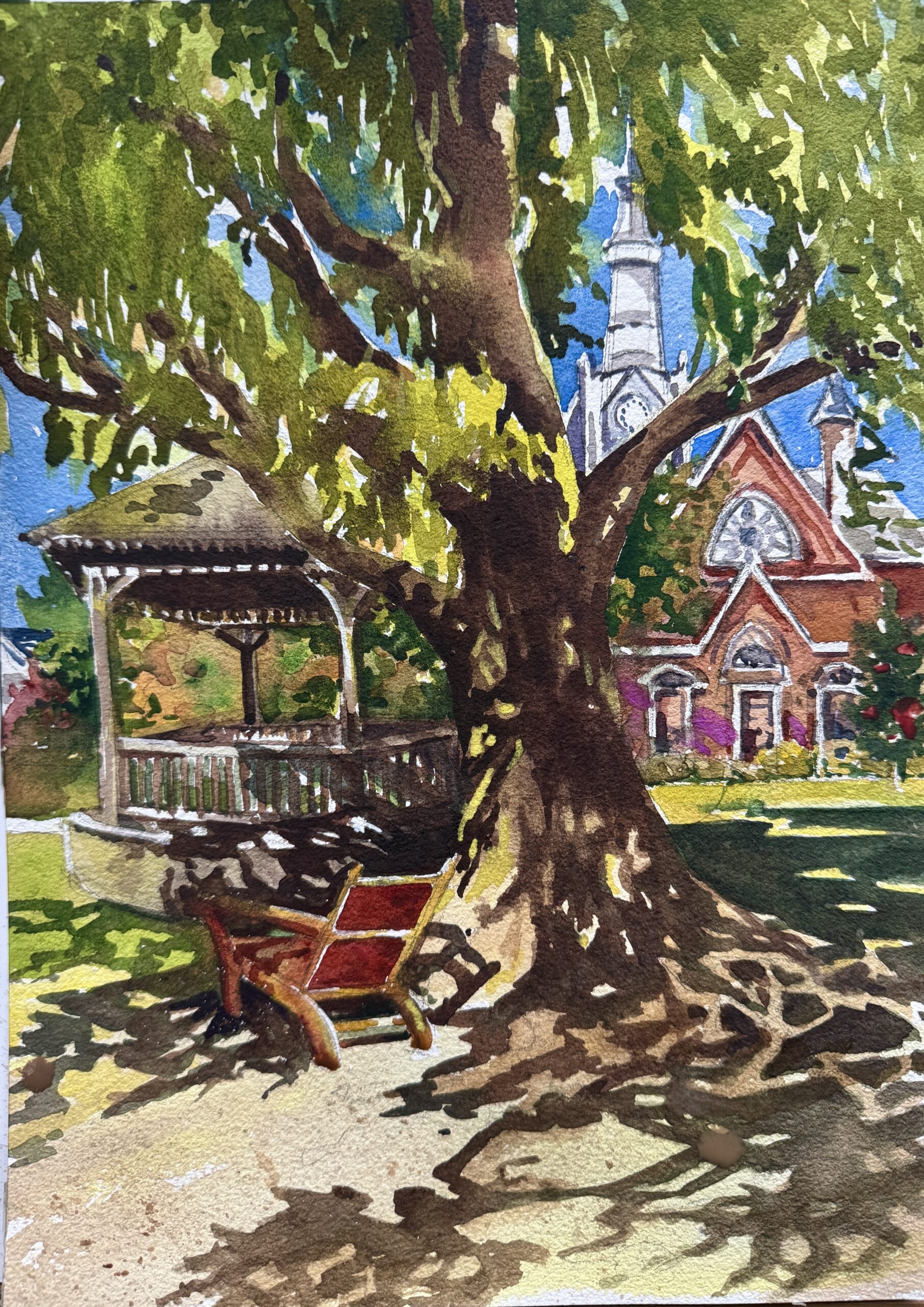 Gazebo on Natick Common Gazebo on Natick Common